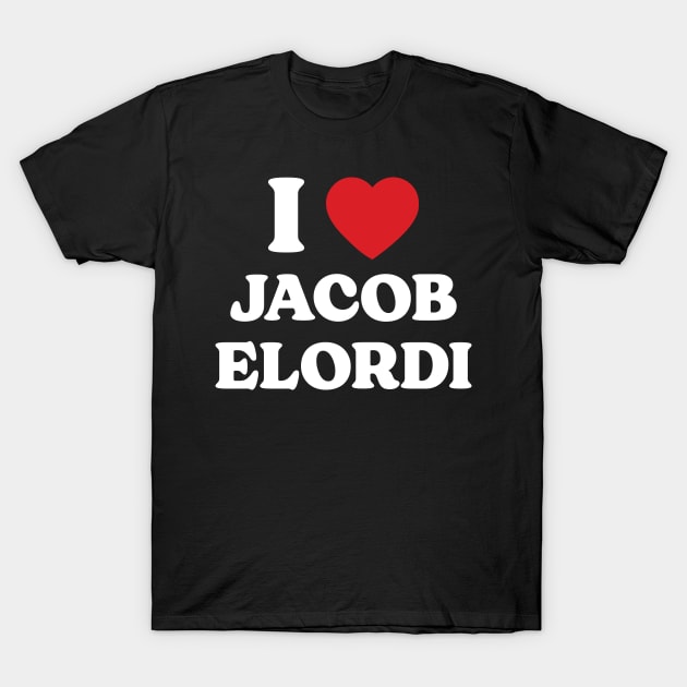 I Heart Jacob Elordi T-Shirt by Emma